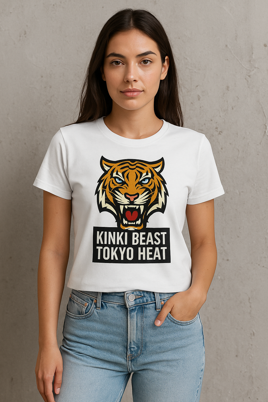 T-Shirt-Beastwear by KINKI  - Damen Premium Organic Shirt