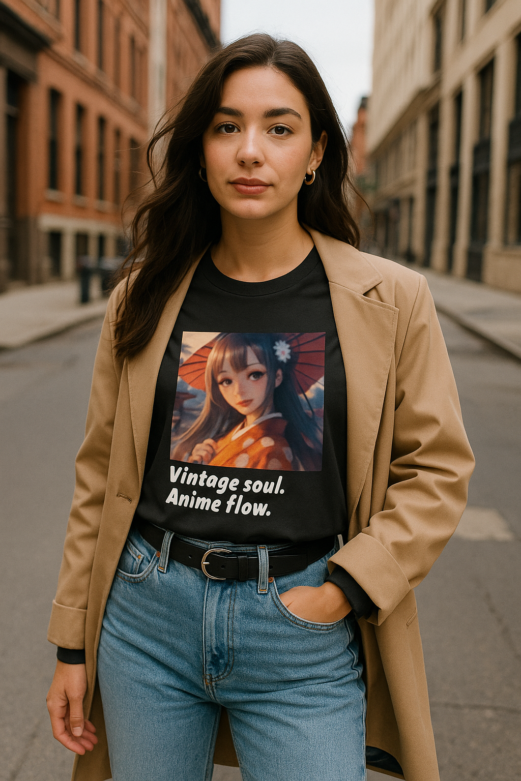 T-Shirt-Vintage soul.  - Damen Premium Organic Shirt
