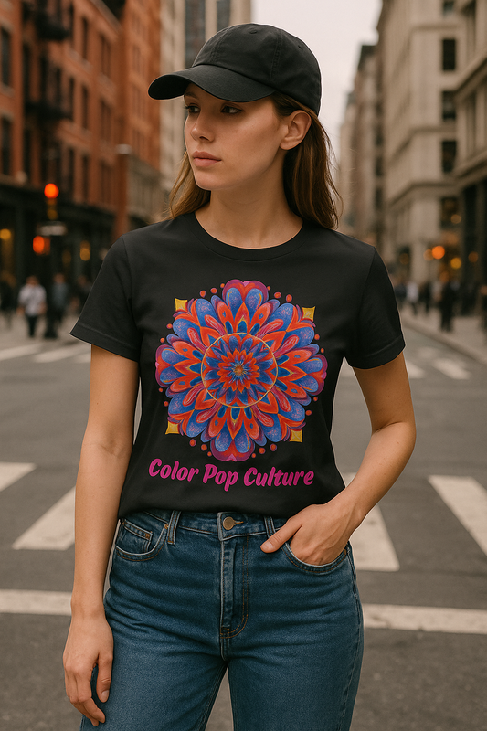 T-Shirt-Color Pop Culture  - Damen Premium Organic Shirt